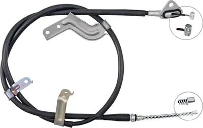 Produktbild von A.B.S. Handbremsseil Seilzug Feststellbremse für NISSAN MICRA IV (K13) K10009