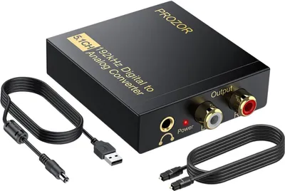 Productafbeelding van Digitale naar Analoge Converter 192kHz met Volumeregeling