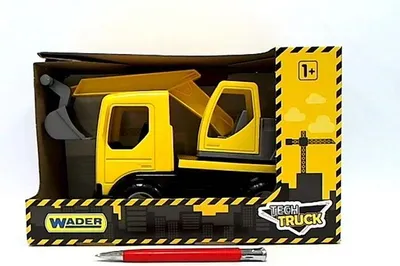 Zdjęcie produktu dla WADER Tech Truck koparka w kartonie 35366 53664