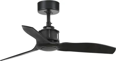 Produktbild von Energiespar Deckenventilator mit Fernbedienung Just Fan Schwarz 81 cm