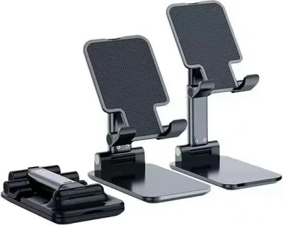 Productafbeelding van KAXL Opklapbaar statief, houder voor mobiele telefoon en tablet, zwart, model AP24A