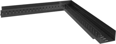 Immagine prodotto di Renoplast Alluminio Profilo lineare RenoDrain, pavimento ventilato, angolo esterno 90°, grafite