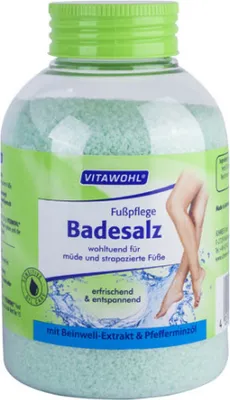 Immagine prodotto di Vitawohl sali da bagno per la cura dei piedi 600 g