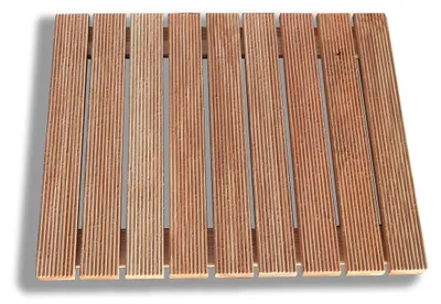 Imagen del producto de Estante para ducha de madera de abeto, 54 x 68 cm