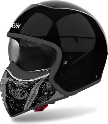Produktbild von Modular Helm AIROH J 110 Paesly Glänzendes Schwarz größe XS