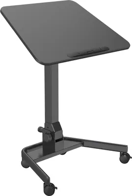 Produktbild von SVITA JEJU Laptoptisch Laptopständer Mobiles Stehpult Höhenverstellbar Klappbar  Schwarz