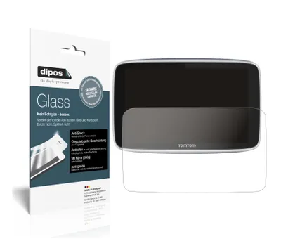 Produktbild von 2x Schutzfolie für TomTom Go Premium X matt - Anti-Shock 9H Folie dipos Glass Kunststoffglas