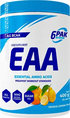Obrázek produktu pro 6PAK Nutrition | EAA Powder Orange Lemon