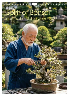 Produktbild von Spirit of Bonsai – Japanische Meisterwerke 2027 (Wandkalender 2027 DIN A4 hoch), CALVENDO Monatskalender