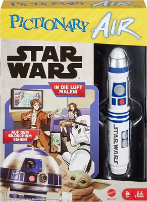 Produktbild von PICTIONARY AIR STAR WARS Zeichenspiel für die ganze Familie mit Hinweisen auf Deutsch, ab 8 Jahren