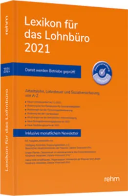 Immagine prodotto di Lexikon für das Lohnbüro 2021