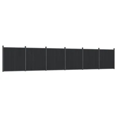 Immagine prodotto di vidaXL Elemento di recinzione grigio 1045x186 cm WPC