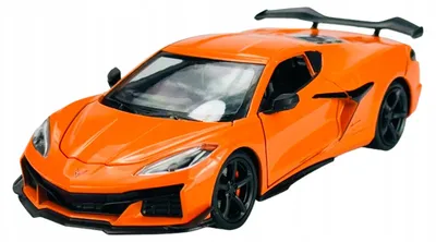 Produktbild von Welly 2023 Chevrolet Corvette Z06 Metallmodell orange 1:24