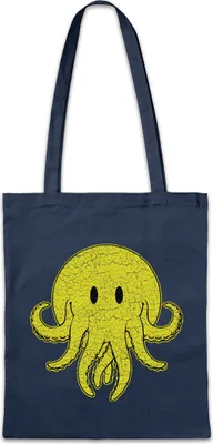Produktbild von Urban Backwoods Cthulhu Smile, Stofftasche, Farbe: Navy
