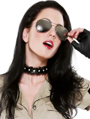 Produktbild von Verspiegelte Pilotenbrille Pornobrille Sonnenbrille