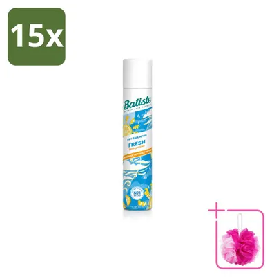 Immagine prodotto di 15 flaconi di shampoo secco Batiste Fresh - 200 ml - Confezione risparmio - 15 pezzi