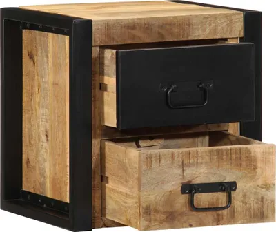 Obrázok produktu pre vidaXL Nočný stolík 40x35x40 cm Hrubé mangové masívne drevo