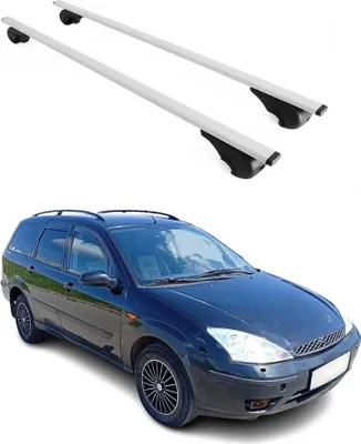 Image de Barres de toit Transversales pour Ford Focus Turnier 1998-2005 Fer Argent