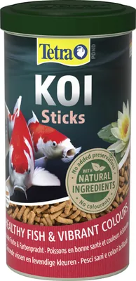 Produktbild von Tetra Pond Koi Sticks Fischfutter Hauptfutter für alle Koi 1 Liter
