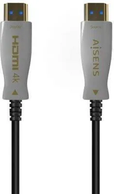 Obrázok produktu pre AISENS A148-0698, 100 m, Typ HDMI (štandard), Typ HDMI (štandard), 3D kompatibilita, 18 Gbit/s, Čierna