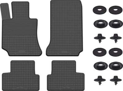Produktbild von Gummimatten Mit Stoppern Für: Mercedes C W205 (2015-) Schwarz Set