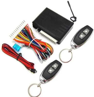Produktbild von Automatisches Einbruchschutzsystem - Universeller Autodeurslot - 12V - Radiogedämpftes Alarmsystem - 2 Fernbedienungen - Schlüsselloses Eingangssystem
