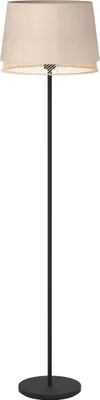 Produktbild von TABLEY Stehleuchte Stehlampe Lampe - H153 x Ø38 cm - schwarz - 1X40W exkl. - IP20