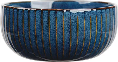 Obrázok produktu pre Porcelánová miska 850ml Retro Reactive stripes navy blue