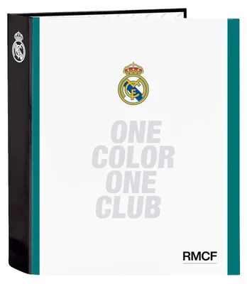 Image de Reliure en carton pour Real Madrid, format A4, avec 4 anneaux