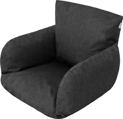 Obrázek produktu pro Pillowprim Barry - pohodlný polštářek na závěsné křeslo, měkký, moderní a odolný proti povětrnostním vlivům, černý