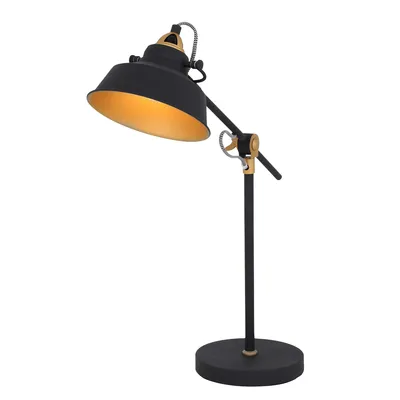Obrázok produktu pre Mexlite - stolná lampa - Nove - čierna - kov - Ø 18cm - E27 - 1321ZW