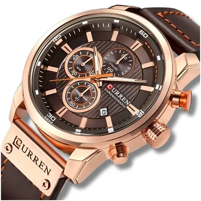 Zdjęcie produktu dla Zegarek Męski Curren Klasyczny Elegancki Chronograf Datownik 6 Kolorów