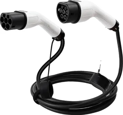 Productafbeelding van EV-oplaadkabel, compatibel met IEC62196 Type 2, duurzaam thermoplastisch ontwerp, 16A, 1 fase