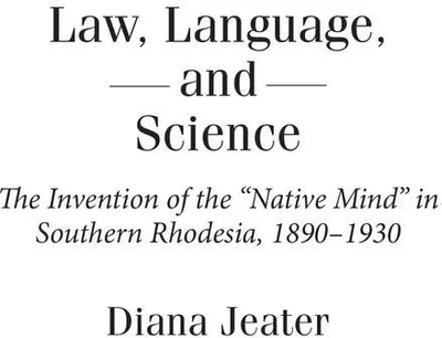 Produktbild von Law, Language, and Science