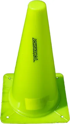 Image de Lot de 4 cônes de démarcation flexibles - 30 cm - jaune fluorescent