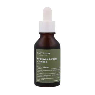 Zdjęcie produktu dla Mary&May Houttuynia Cordata +Tea Tree Serum,30ml - Łagodzące podrażnienia serum do twarzy
