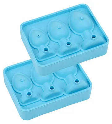Produktbild von Robuste Silikon-Eiswürfelform, leicht zu entformen, ideal für gekühlte Cocktails, Whisky, Tee und Kaffee.