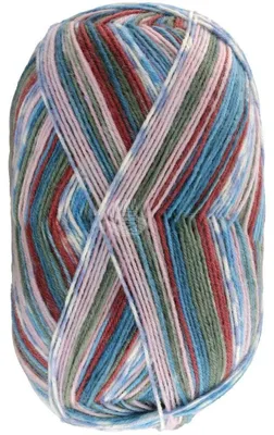 Produktbild von Lana Grossa - Meilenweit 6-fach 150g Arte 9636 türkisblau weiß burgund grau waldgrün petrol rosa