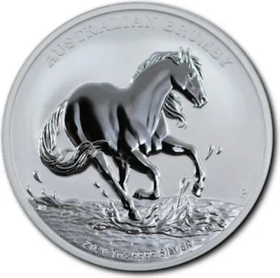 Produktbild von 1 unze Silbermünze Australian Brumby 2020 Silber 999 nur 25.000! Top Zustand in Kapsel Premium Anlagemünze