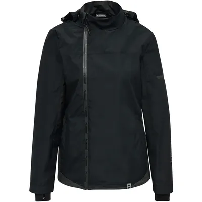 Produktbild von Hummel North Shell Jacke Damen schwarz dunkelgrau Gr M