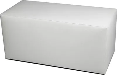 Produktbild von Pouf Bucuresti, Mehrzwecksessel, Sitzsack, Hockerhocker,  Italy, 90x40 h42 cm, Weiß