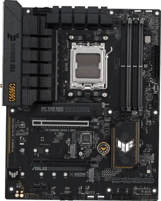 Produktbild von ASUS TUF GAMING B650-E WIFI - Základná doska - ATX - Socket AM5 - AMD B650 Chipsatz - USB-C Gen2, USB 3.1 Gen 2 - Wi-Fi, Bluetooth - Grafika na doske (CPU erforderlich)