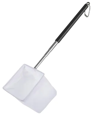 Produktbild von Aquarium Kescher Garnelenkescher - 8 x 8 cm - Teleskopgriff - Nylonnetz