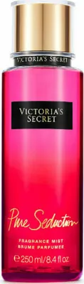 A product shot of a Victoria's Secret fragrance mist bottle.