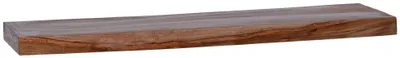 Produktbild von MiaMöbel Wandregal Mumba 50 cm Modern Massivholz Teak Braun