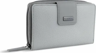 Produktbild von bugatti Geldbörse Ladies Zip Wallet Light Grey hellgrau