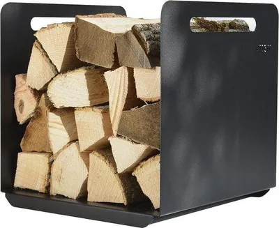 Produktbild von Famanu Holzkorb Minimalistisches Design - Metall
