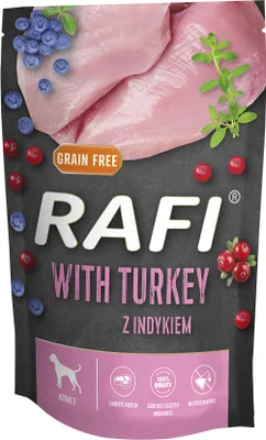 Obrázek produktu pro Rafi Mokré krmivo pro psy s krůtím masem 500 G