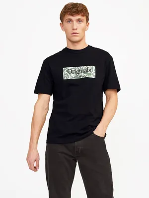 Immagine prodotto di Jack & Jones Lafayette T-shirt a maniche corte Nero M Uomo Nero M