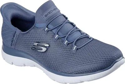 Produktbild von Skechers Damen Slip-in Summits Diamond Dream Sneaker 150123 SLT Slate Blau/Grau, Schuhgröße:40 EU
